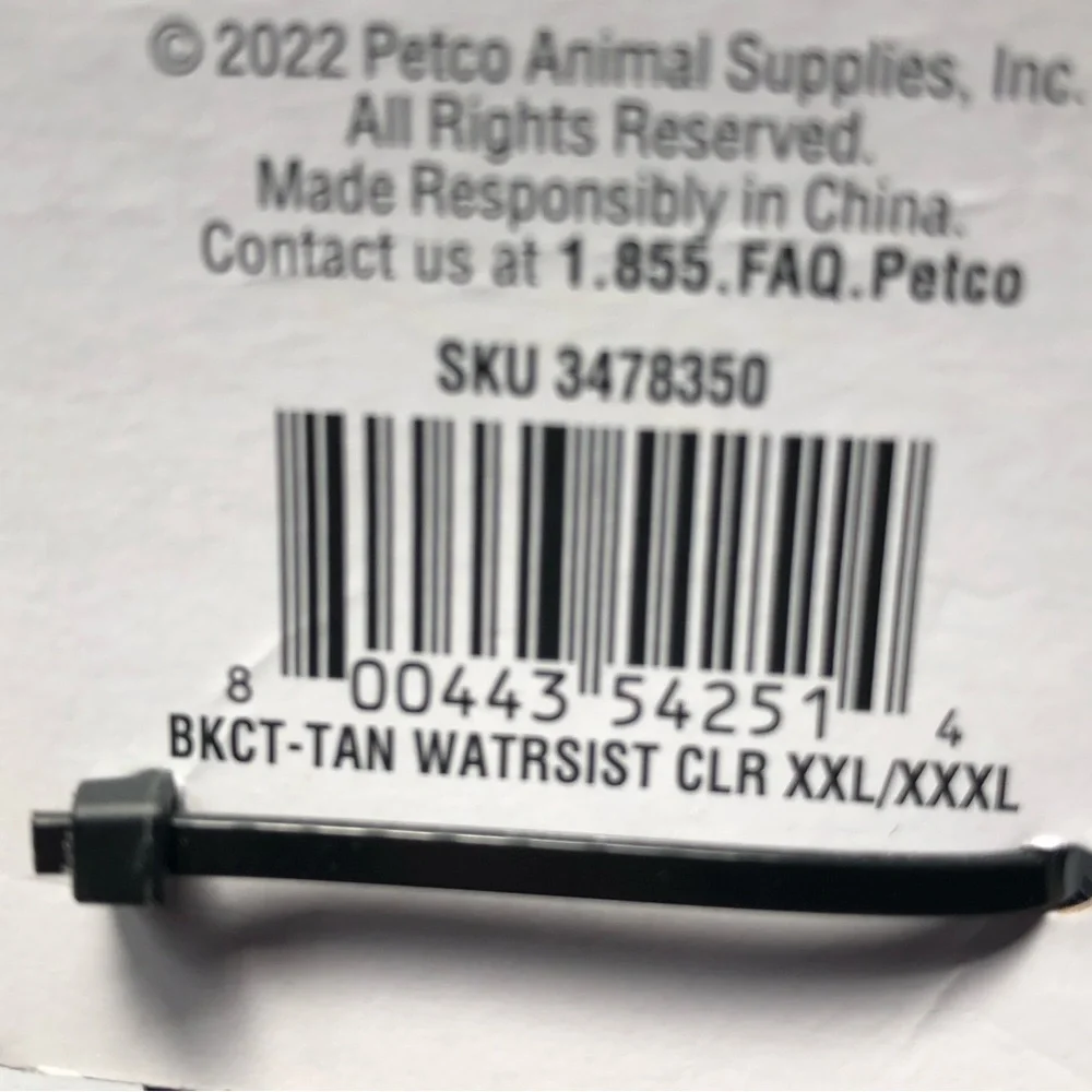 NWT Backcountry X Petco collar XXL/XXXL